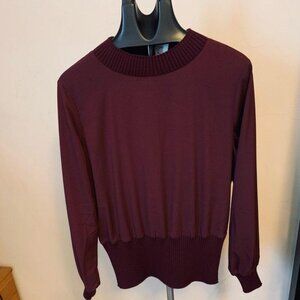 French Connection Mahi Ribbed Trim LIghtweight Sweater